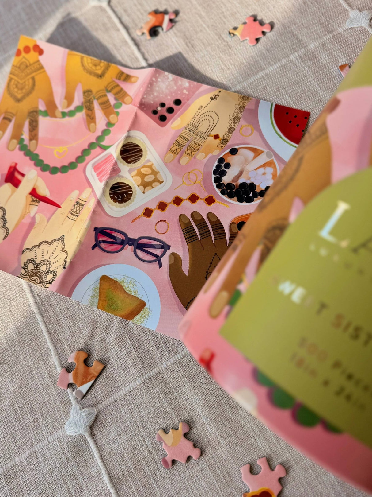 Sweet Sisterhood 500 Piece jigsaw Puzzle | Laila Luxury Puzzles - Jigsaw Puzzles - The Puzzle Center