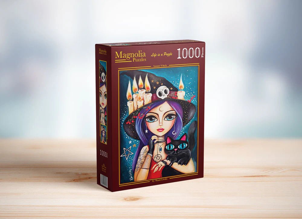 Sweet Witch 1000 - Piece Jigsaw Puzzle by Magnolia - Magnolia - Jigsaw Puzzles - The Puzzle Center -