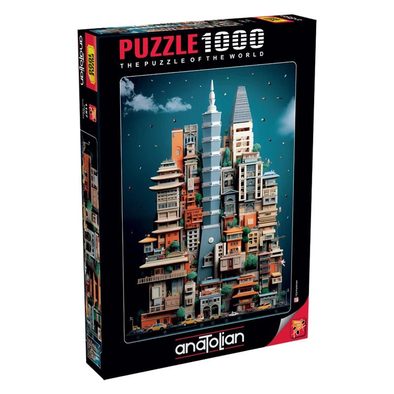 Taipei 1000 Piece Jigsaw Puzzle | Anatolian - Jigsaw Puzzles - The Puzzle Center