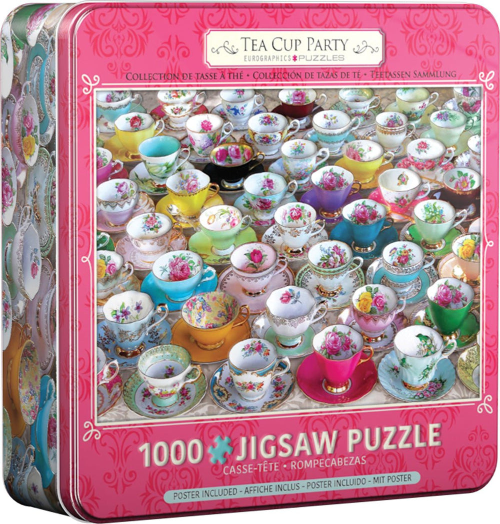 Tea Cup Party 1000 - Piece Puzzle by EuroGraphics - Eurographics - Jigsaw Puzzles - The Puzzle Center -