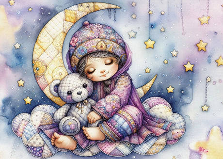 Teddy And Stars 1000 Piece Jigsaw Puzzle | JaCaRou Puzzles - Jigsaw Puzzles - The Puzzle Center