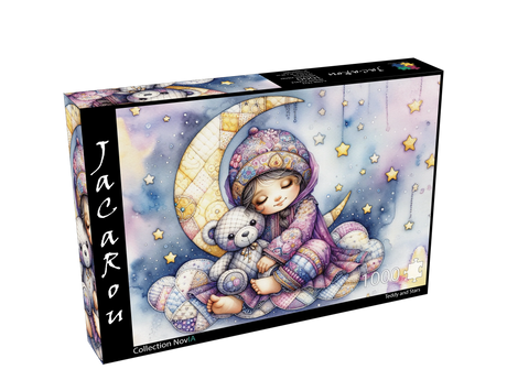 Teddy And Stars 1000 Piece Jigsaw Puzzle | JaCaRou Puzzles - Jigsaw Puzzles - The Puzzle Center