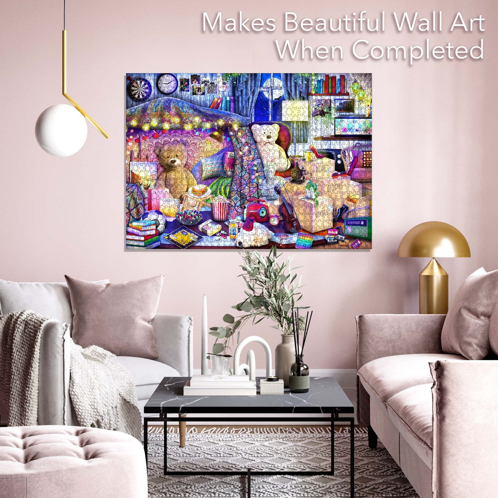 Teddy's Room Jigsaw Puzzle 1000 Pieces by Brain Tree Games - Nostalgic & Creative - Brain Tree Games LLC - Jigsaw Puzzles - The Puzzle Center -