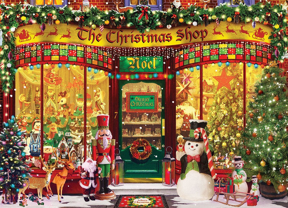 The Christmas Shop 1000 Piece Jigsaw Puzzle by Eurographics - Eurographics - Jigsaw Puzzles - The Puzzle Center -