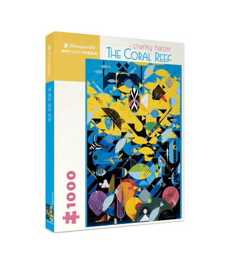The Coral Reef 1000 - Piece Jigsaw Puzzle by Pomegranate - Charley Harper Art - Pomegranate - Jigsaw Puzzles - The Puzzle Center -