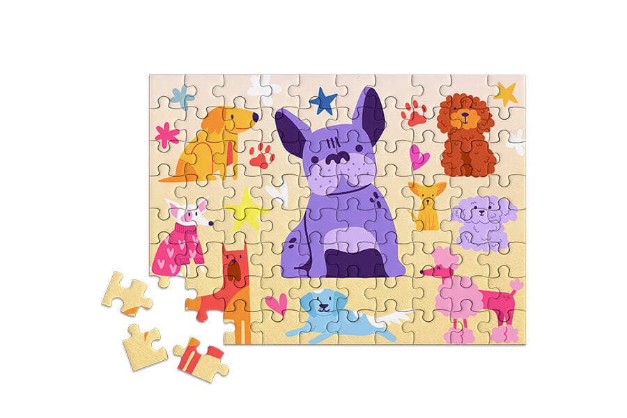 The Dog Pack Puzzle Packs 80 Piece Mini Jigsaw Puzzle | MicroPuzzles - Mini Jigsaw Puzzles - The Puzzle Center