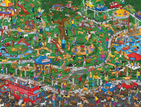 The Dog Park 1000 Piece Jigsaw Puzzle | Springbok Puzzles - Springbok Puzzles - Jigsaw Puzzles - The Puzzle Center