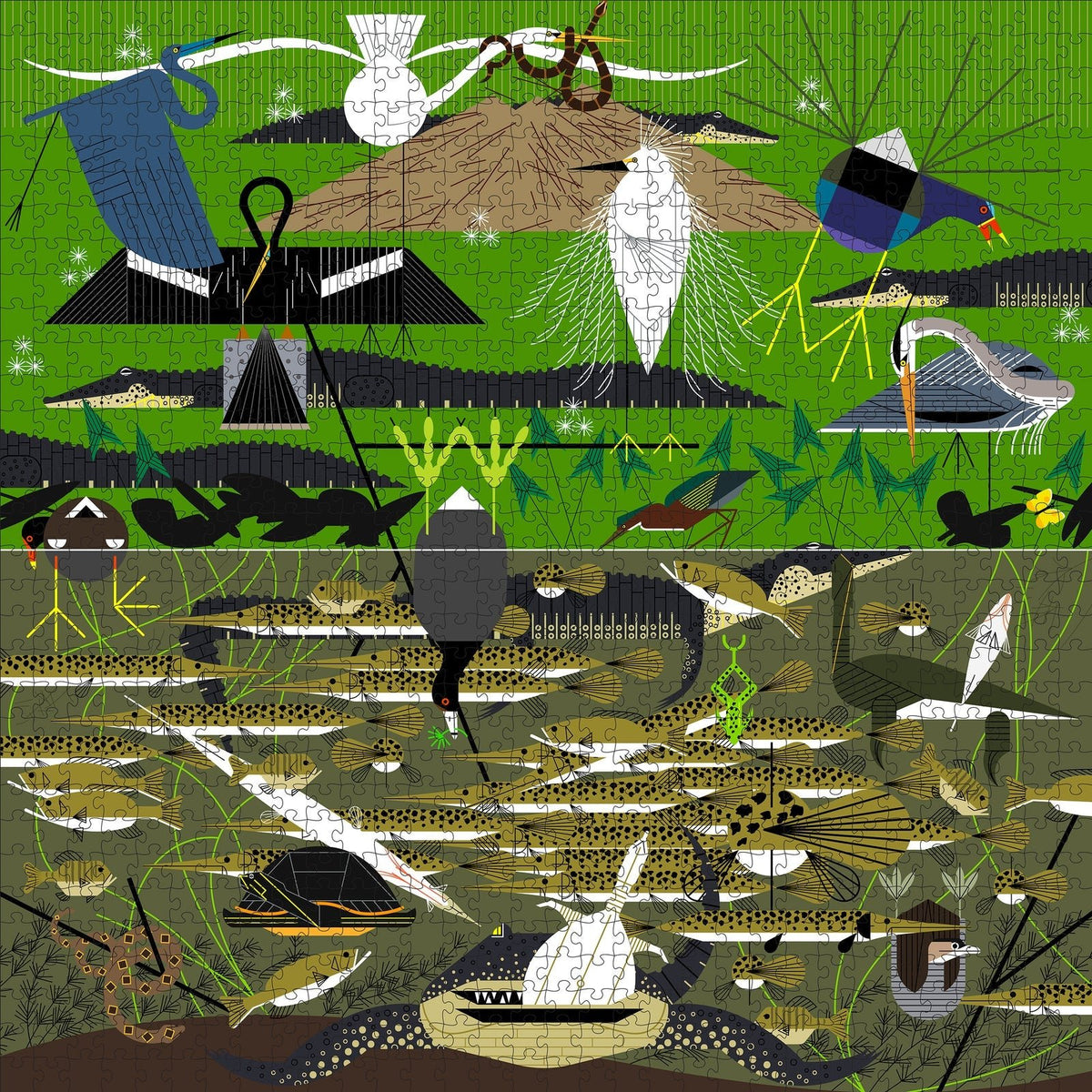 The Everglades 1000 Piece Jigsaw Puzzle | Pomegranate - Jigsaw Puzzles - The Puzzle Center