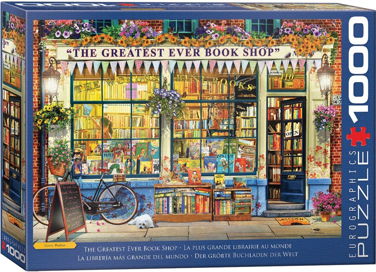 The Greatest Ever Book Shop 1000 Piece Puzzle by Eurographics - Eurographics - Jigsaw Puzzles - The Puzzle Center -