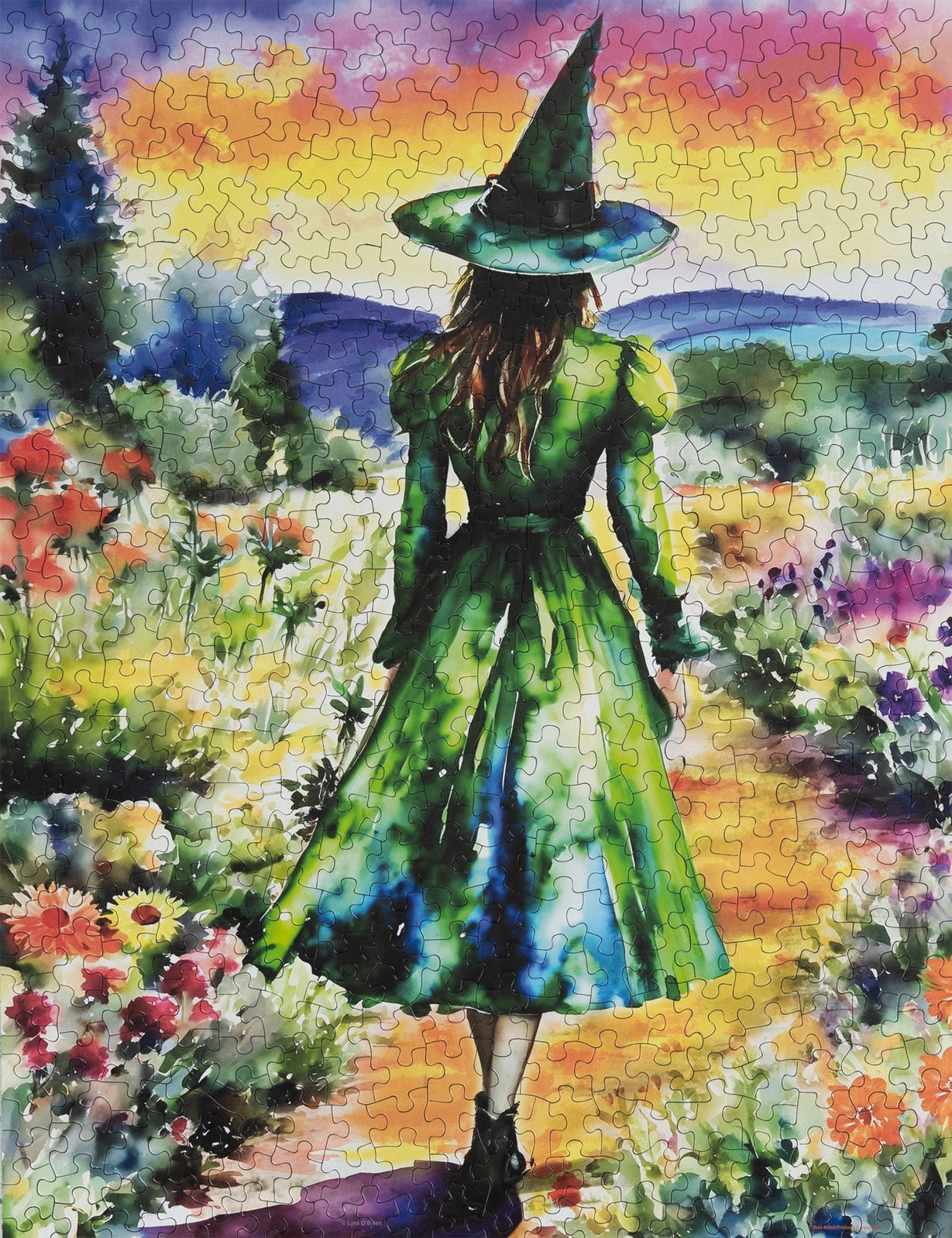 The Green Witches Journey 500 Piece Jigsaw Puzzle - Limited Release | Springbok Puzzles - Springbok Puzzles - Jigsaw Puzzles - The Puzzle Center