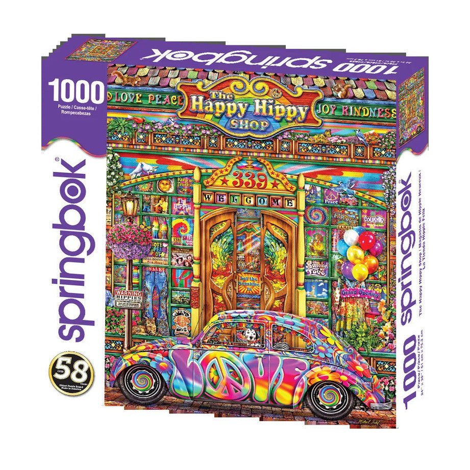 The Happy Hippy Shop 1000 - Piece Jigsaw Puzzle by Springbok Puzzles - Springbok Puzzles - Jigsaw Puzzles - The Puzzle Center -