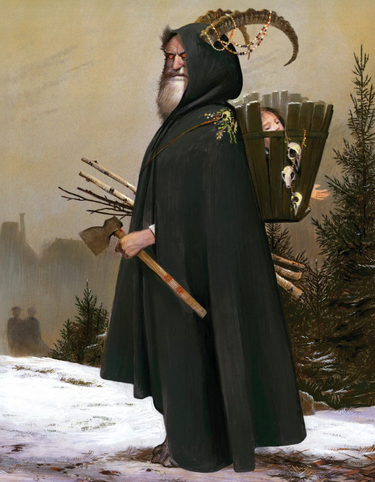 The Krampus 100 Piece Mini Jigsaw Puzzle | New York Puzzle Company - Mini Jigsaw Puzzles - The Puzzle Center