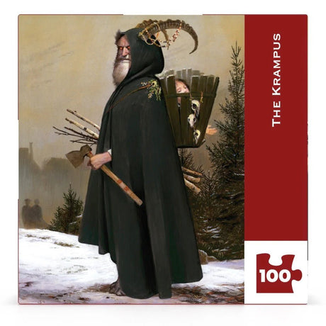 The Krampus 100 Piece Mini Jigsaw Puzzle | New York Puzzle Company - Mini Jigsaw Puzzles - The Puzzle Center