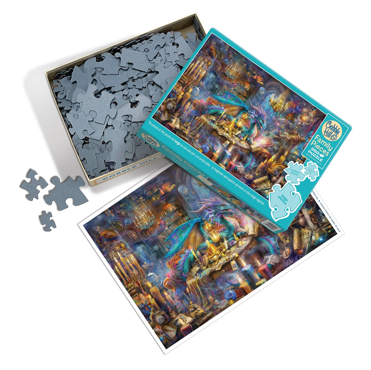 The Library Keeper (Family) 350 Piece Family Puzzle | Cobble Hill Puzzles - Jigsaw Puzzles - The Puzzle Center