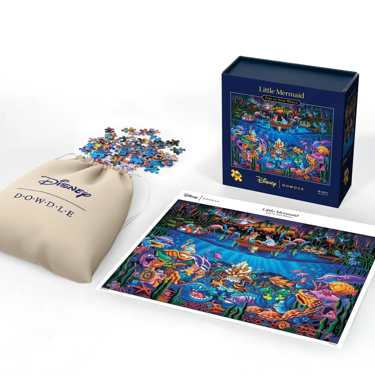 The Little Mermaid - Part of your world 500 Piece Jigsaw Puzzle | Dowdle Puzzles - Dowdle - Jigsaw Puzzles - The Puzzle Center