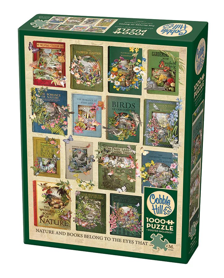 The Nature of Books 1000 Piece Puzzle by Cobble Hill Puzzles - Cobble Hill Puzzles - Jigsaw Puzzles - The Puzzle Center