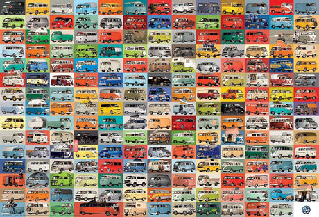 The VW Groovy Bus 2000 Piece Puzzle by Eurographics - Eurographics - Jigsaw Puzzles - The Puzzle Center -