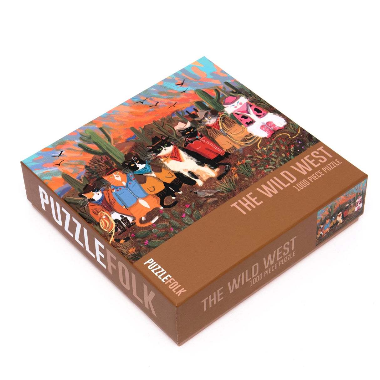 The Wild West 1000 Piece Jigsaw Puzzle | Puzzlefolk - Jigsaw Puzzles - The Puzzle Center