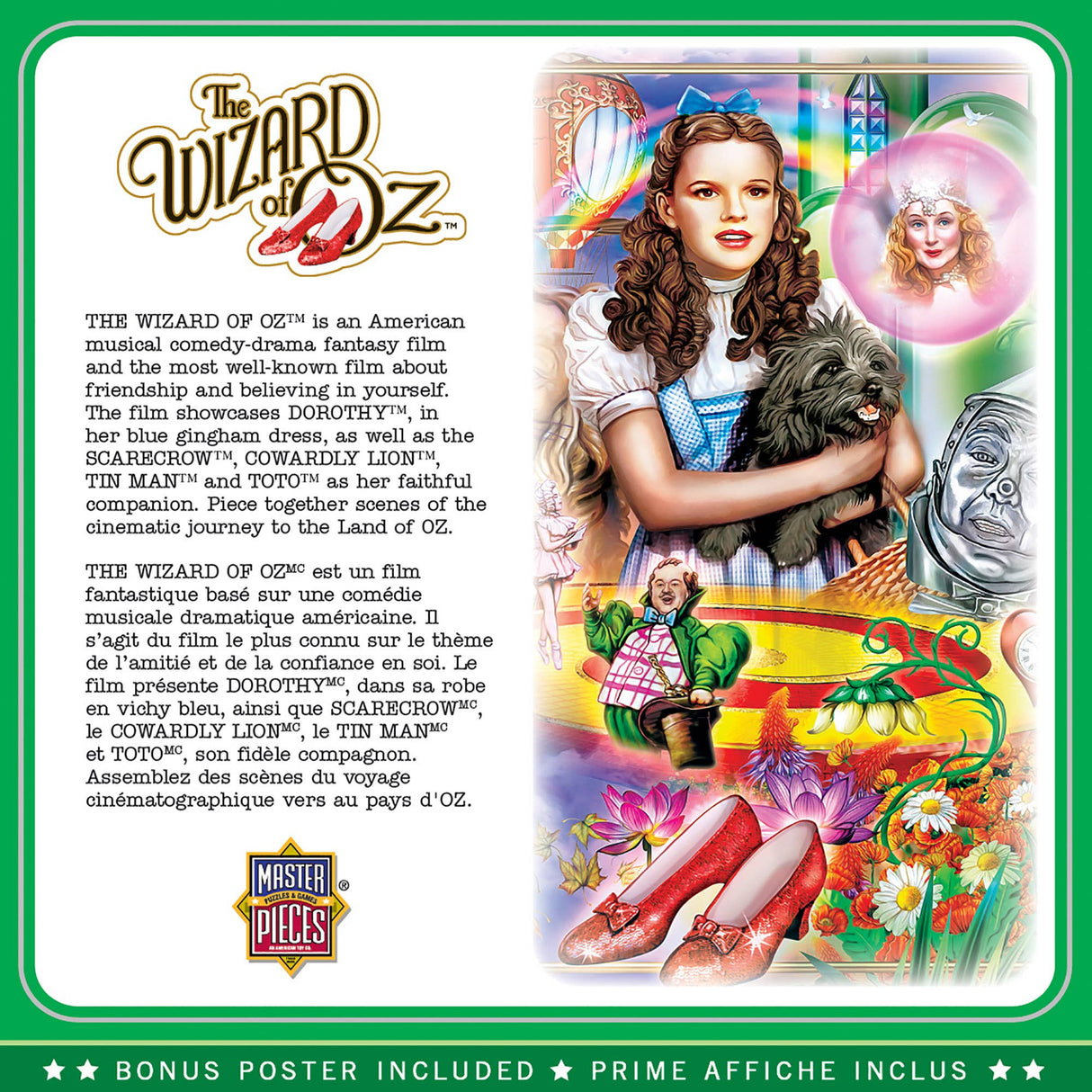 The Wizard of Oz – Magical Land of Oz 1000 Piece Puzzle by Masterpieces - Masterpieces Puzzles - Jigsaw Puzzles - The Puzzle Center -