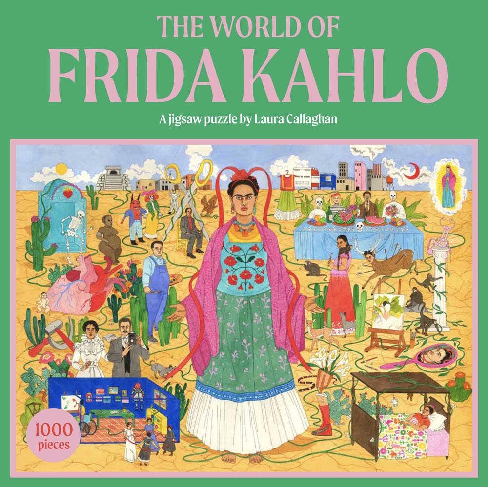 The World of Frida Kahlo 1000 Piece Puzzle by Laurence King Publishing - Laurence King Publishing - Jigsaw Puzzles - The Puzzle Center -