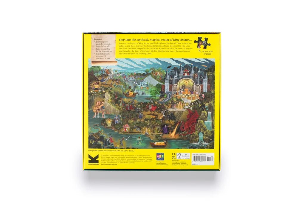 The World of King Arthur 1000 Piece Jigsaw Puzzle | Laurence King Publishing - Jigsaw Puzzles - The Puzzle Center