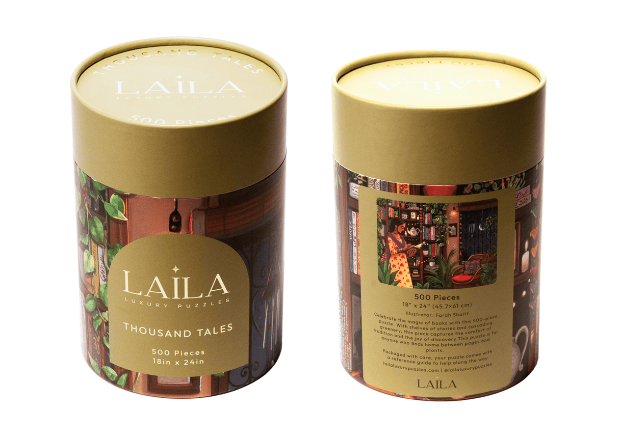 Thousand Tales 500 Piece Jigsaw Puzzle | Laila Luxury Puzzles - Jigsaw Puzzles - The Puzzle Center