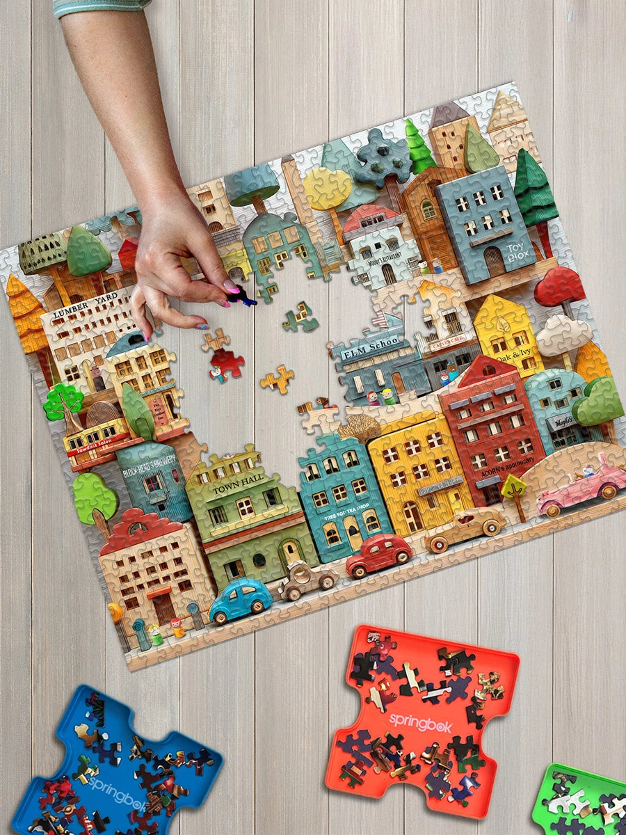Timber Town 500 Piece Jigsaw Puzzle | Springbok Puzzles