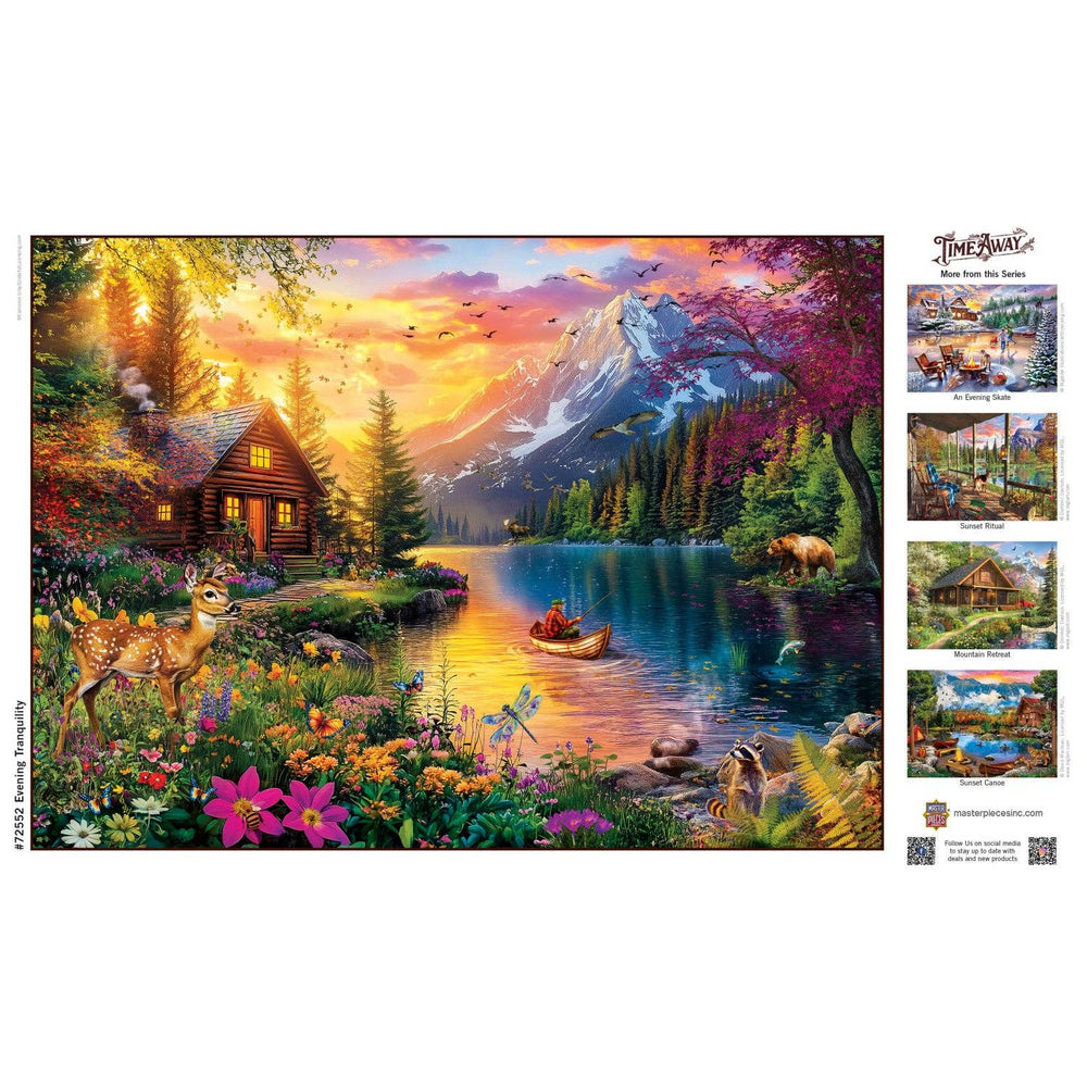 Time Away Evening Tranquility 1000 Piece Jigsaw Puzzle | Masterpieces Puzzles - Masterpieces Puzzles - Jigsaw Puzzles - The Puzzle Center