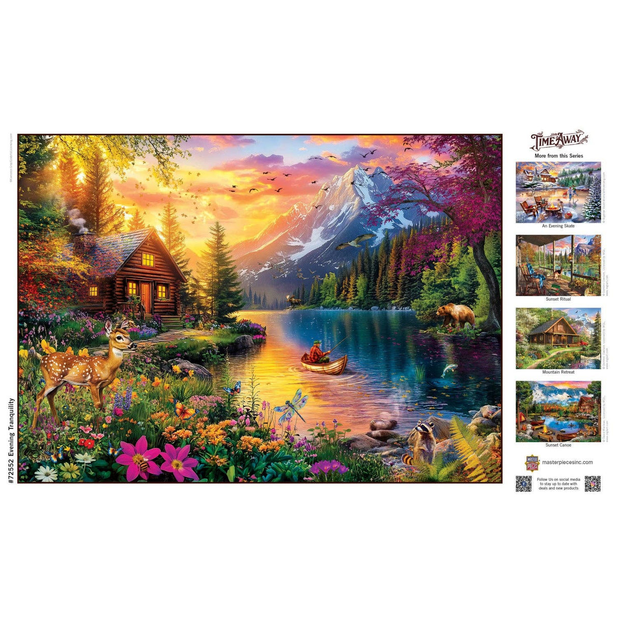 Time Away Evening Tranquility 1000 Piece Jigsaw Puzzle | Masterpieces Puzzles - Masterpieces Puzzles - Jigsaw Puzzles - The Puzzle Center