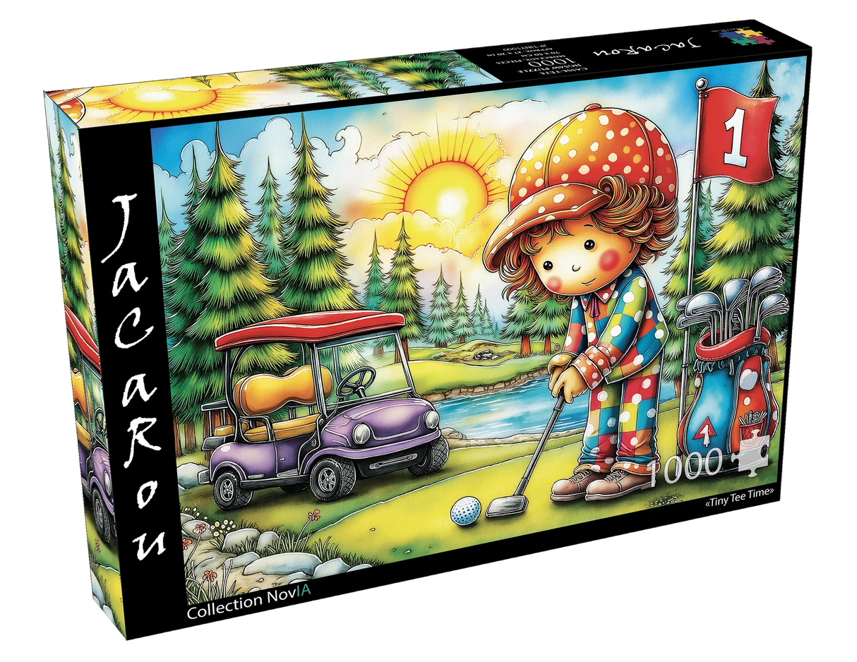 Tiny Tee Time 1000 Piece Jigsaw Puzzle | JaCaRou Puzzles - Jigsaw Puzzles - The Puzzle Center