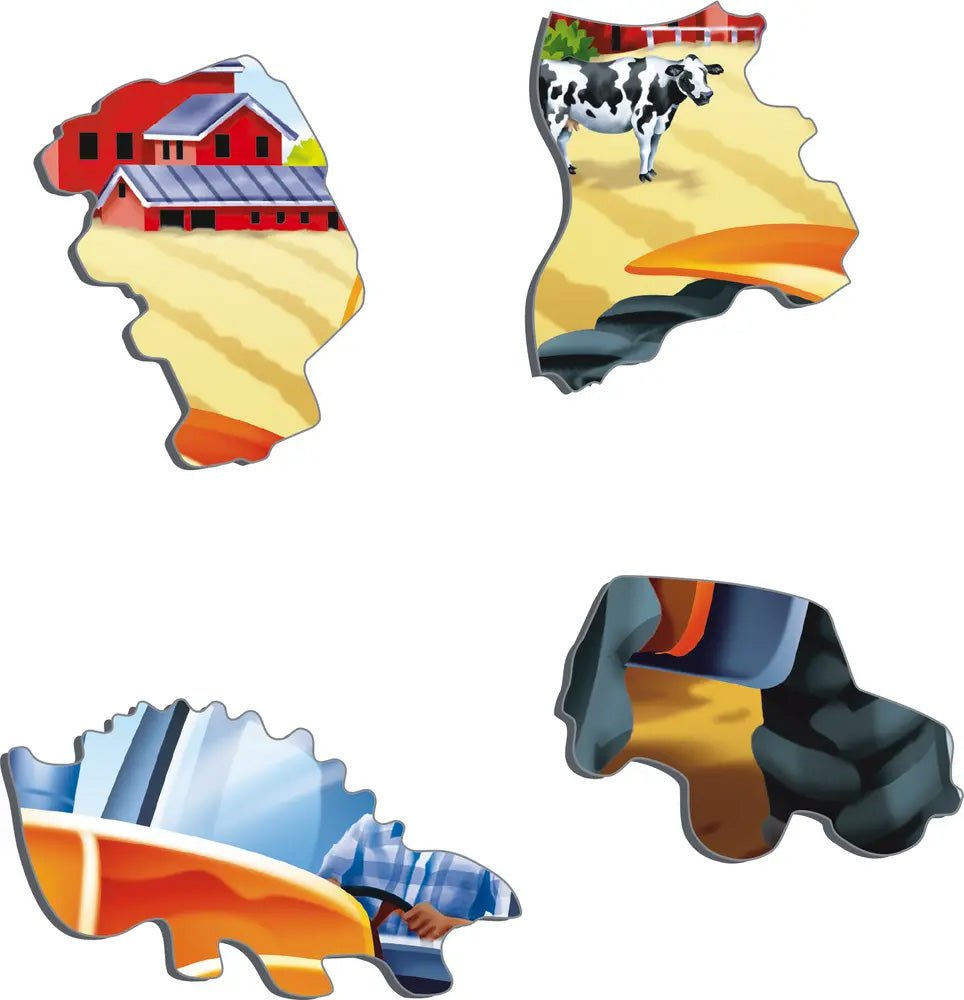 Tractor 37 Piece Children's Educational Jigsaw Puzzle by Larsen Puzzles - Farm Fun for Kids - Larsen - Jigsaw Puzzles - The Puzzle Center -