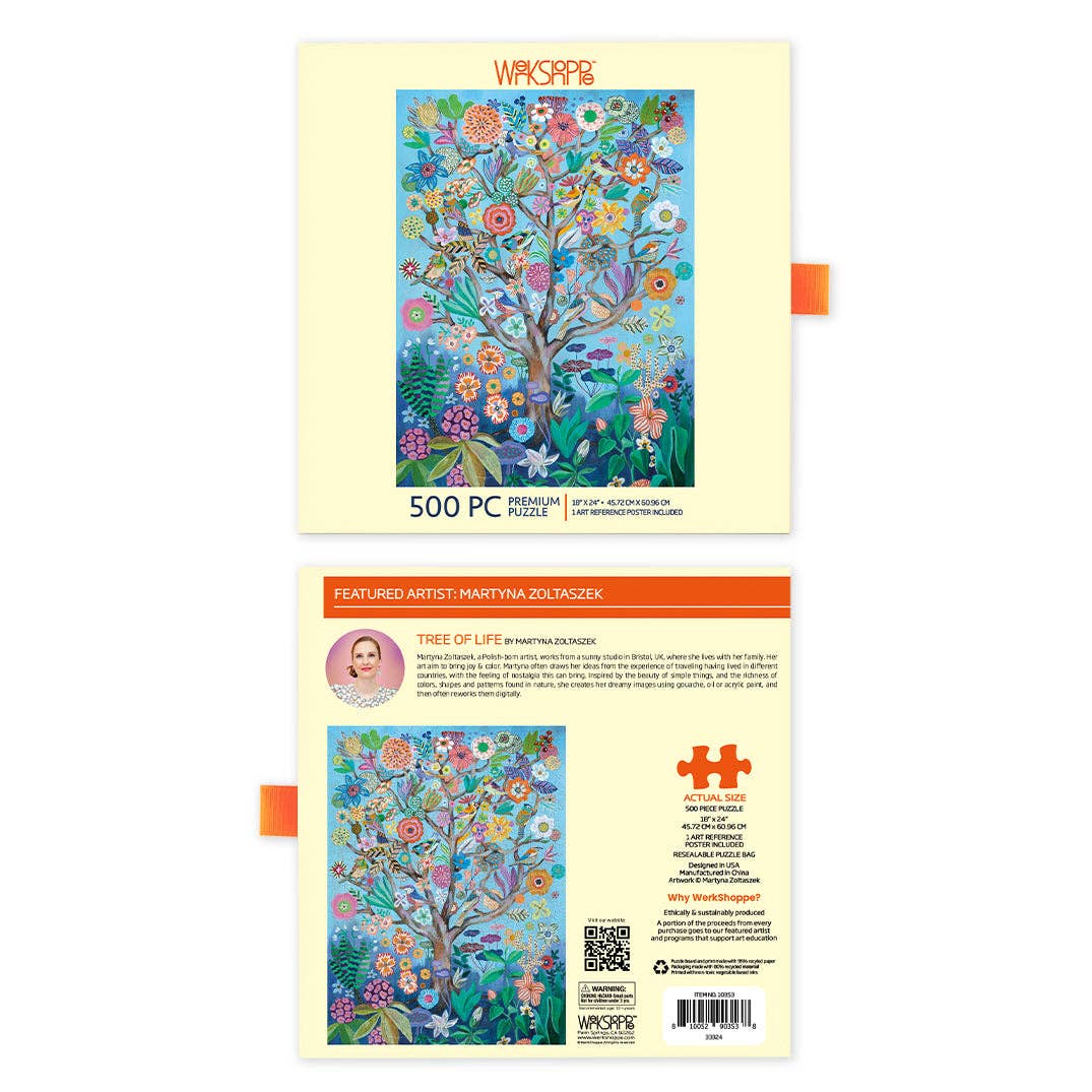 Tree Of Life 500 Piece Jigsaw Puzzle | WerkShoppe - Jigsaw Puzzles - The Puzzle Center