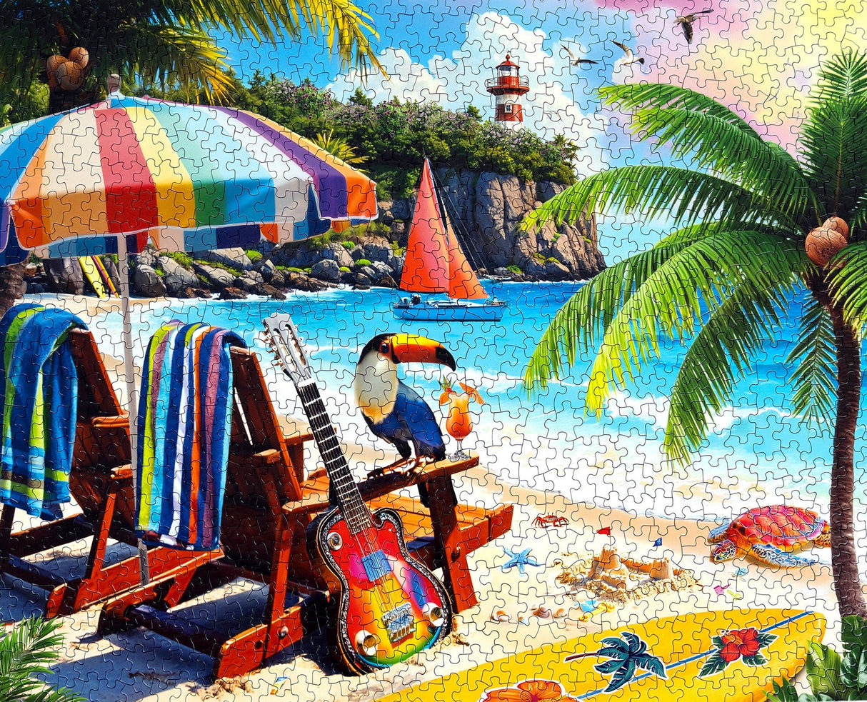 Tropical Paradise 1000 Piece Jigsaw Puzzle | Springbok Puzzles - Springbok Puzzles - Jigsaw Puzzles - The Puzzle Center