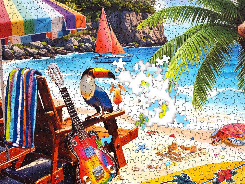 Tropical Paradise 1000 Piece Jigsaw Puzzle | Springbok Puzzles - Springbok Puzzles - Jigsaw Puzzles - The Puzzle Center