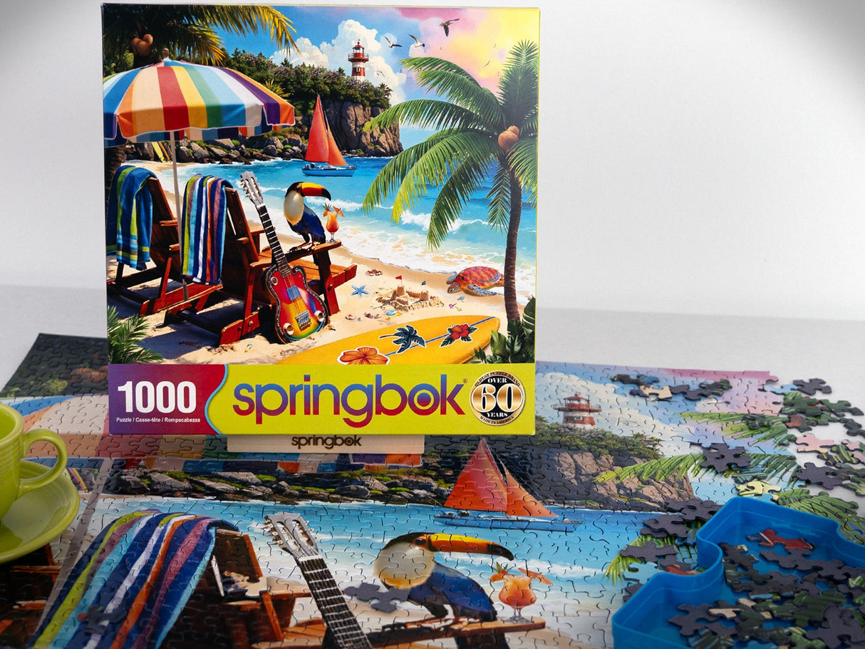 Tropical Paradise 1000 Piece Jigsaw Puzzle | Springbok Puzzles - Springbok Puzzles - Jigsaw Puzzles - The Puzzle Center