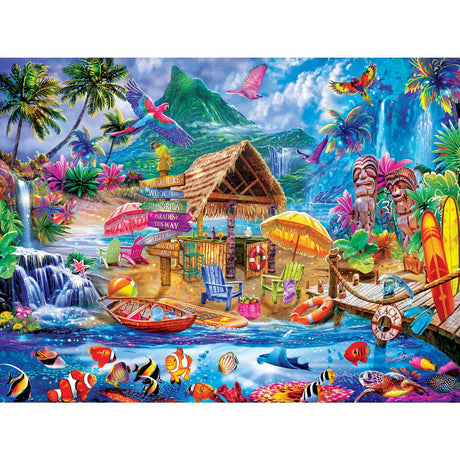 Tropics - Hidden Cove 300 Piece Jigsaw Puzzle by Masterpieces Puzzles - Masterpieces Puzzles - Jigsaw Puzzles - The Puzzle Center
