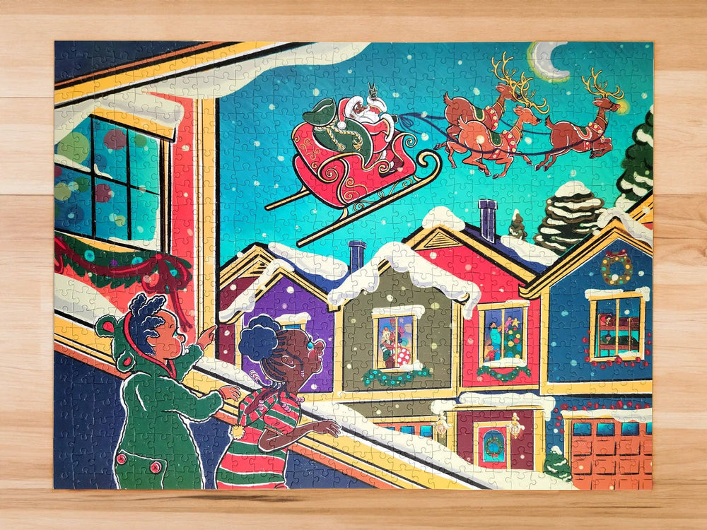 Twas The Night Before Christmas 750 Piece Jigsaw Puzzle | Puzzles of Color - Jigsaw Puzzles - The Puzzle Center