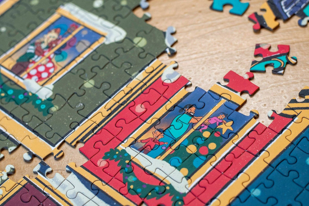 Twas The Night Before Christmas 750 Piece Jigsaw Puzzle | Puzzles of Color - Jigsaw Puzzles - The Puzzle Center