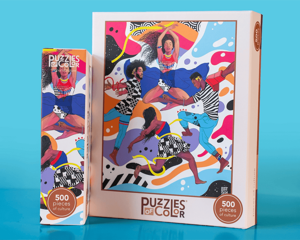 Unbothered 500 Piece Jigsaw Puzzle by Puzzles of Color | Brit Sigh - Puzzles of Color - Jigsaw Puzzles - The Puzzle Center