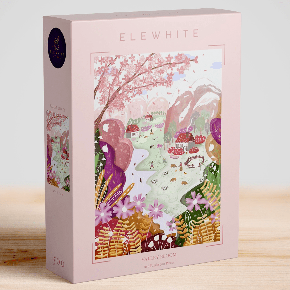 Valley Bloom 500 Piece Jigsaw Puzzle | Elewhite - Jigsaw Puzzles - The Puzzle Center