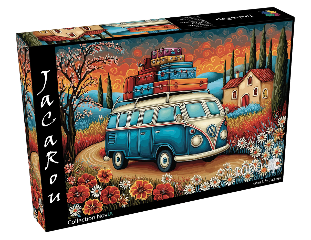 Van Life Escape 1000 Piece Jigsaw Puzzle | JaCaRou Puzzles - Jigsaw Puzzles - The Puzzle Center