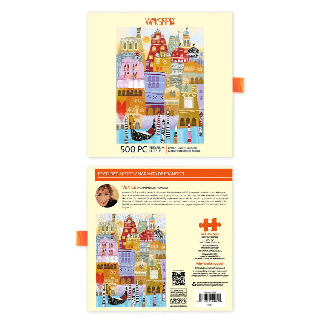 Venice 500 Piece Jigsaw Puzzle | WerkShoppe - Jigsaw Puzzles - The Puzzle Center