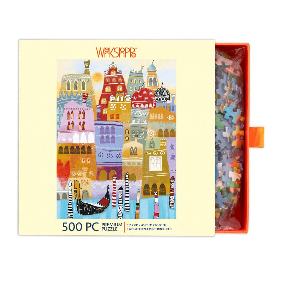 Venice 500 Piece Jigsaw Puzzle | WerkShoppe - Jigsaw Puzzles - The Puzzle Center