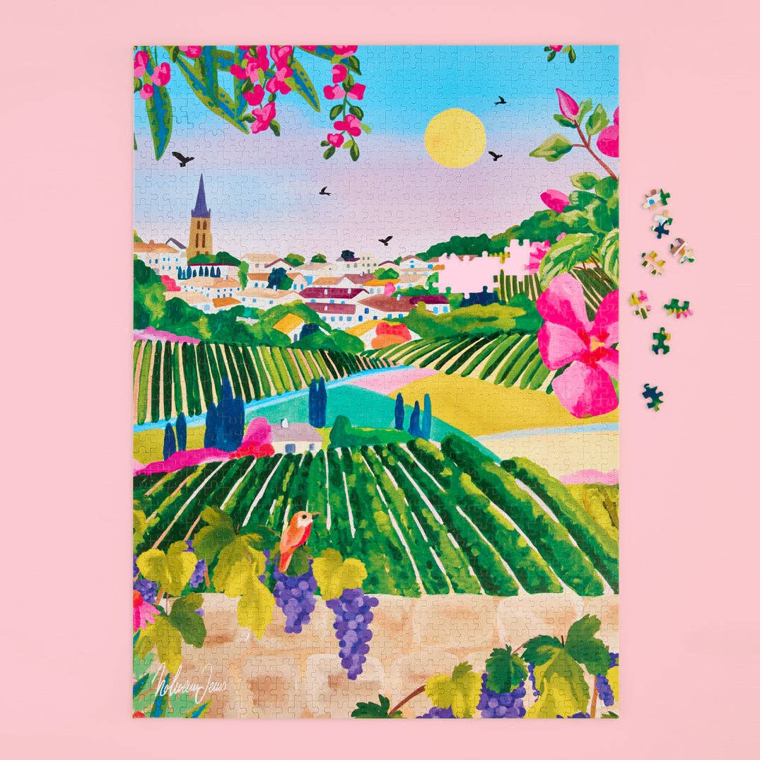 Village Vineyard 1000 Piece Jigsaw Puzzle | WerkShoppe - Jigsaw Puzzles - The Puzzle Center