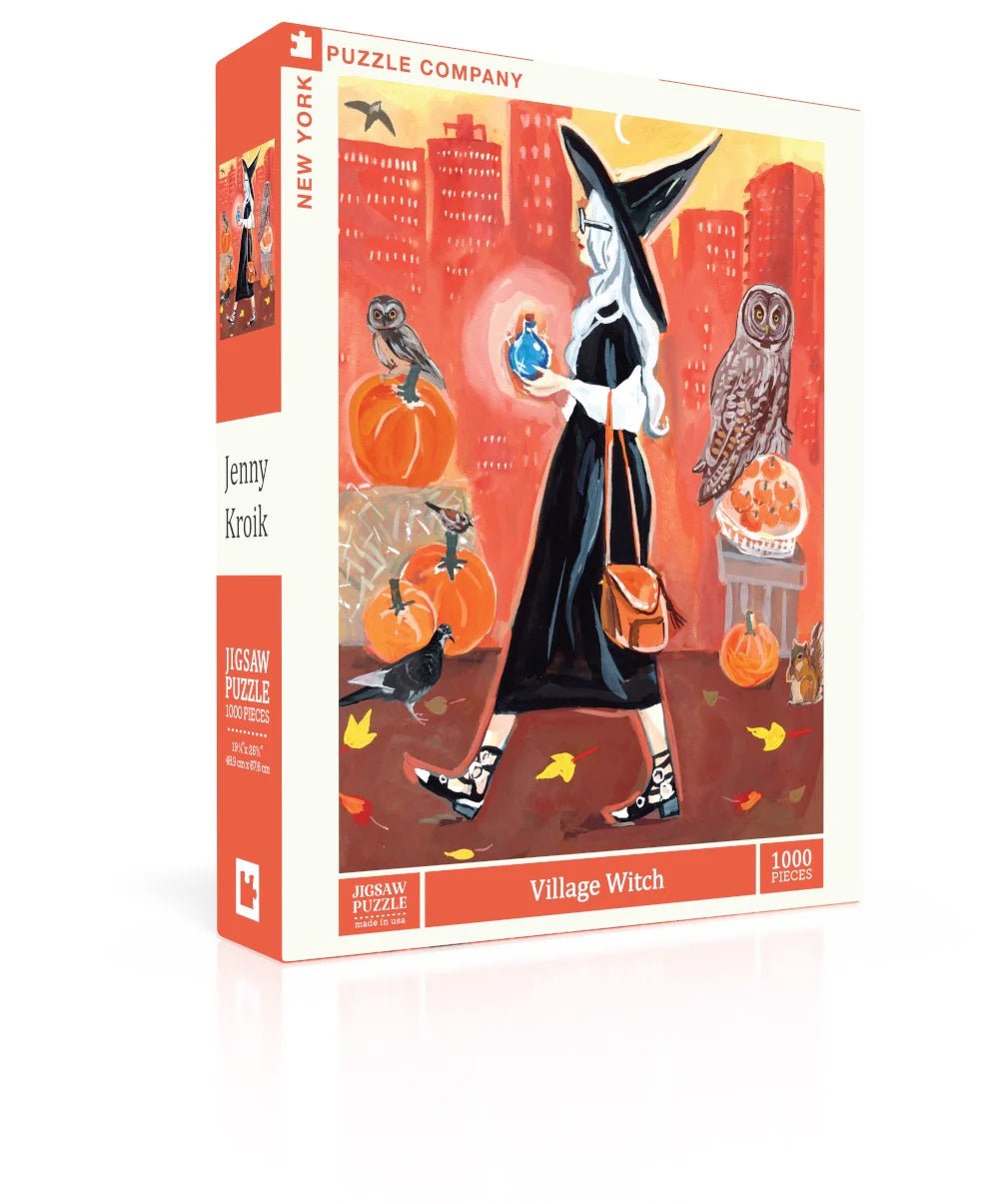 Village Witch 1000 Piece Jigsaw Puzzle | New York Puzzle Company - Jigsaw Puzzles - The Puzzle Center