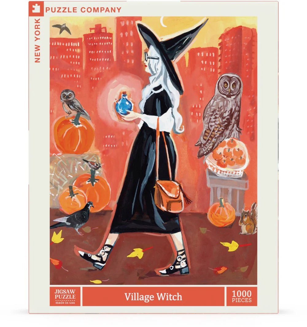 Village Witch 1000 Piece Jigsaw Puzzle | New York Puzzle Company - Jigsaw Puzzles - The Puzzle Center