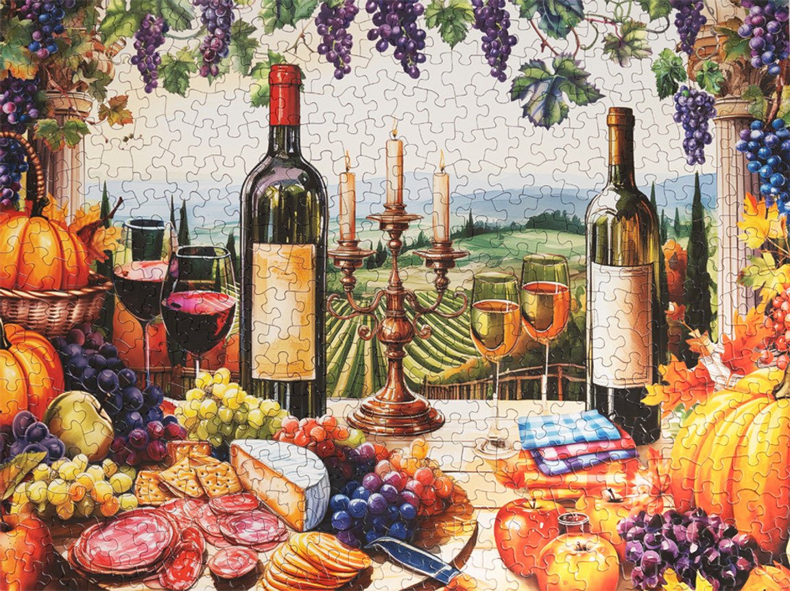 Vineyard View 500 Piece Jigsaw Puzzle | Springbok Puzzles - Springbok Puzzles - Jigsaw Puzzles - The Puzzle Center