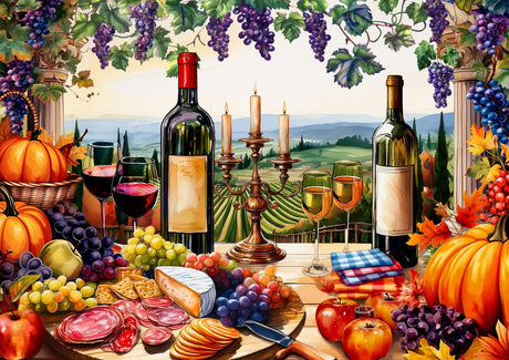 Vineyard View 500 Piece Jigsaw Puzzle | Springbok Puzzles - Springbok Puzzles - Jigsaw Puzzles - The Puzzle Center