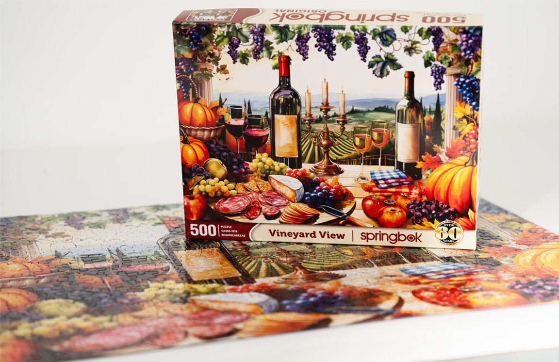 Vineyard View 500 Piece Jigsaw Puzzle | Springbok Puzzles - Springbok Puzzles - Jigsaw Puzzles - The Puzzle Center