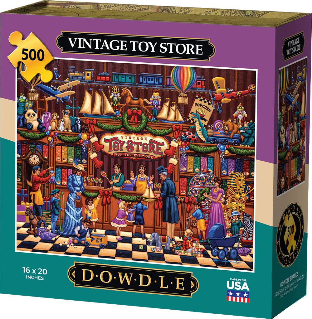 Vintage Toy Store 500 Piece Jigsaw Puzzle by Dowdle - Dowdle - Jigsaw Puzzles - The Puzzle Center